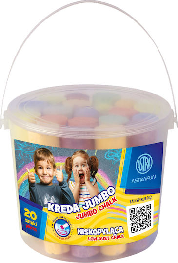 Astra Set de creioane colorate cu vârf gros 20buc Pachet de 1 ambalaje