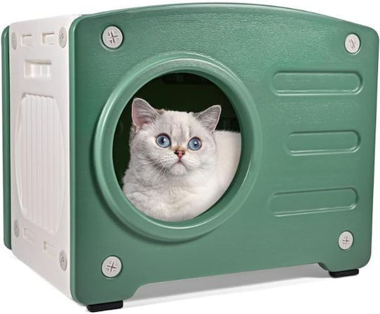 Vesta Houses Cat Green 47x57x16cm