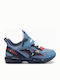 Kids Sneakers with Scratch & Lights Blue