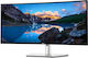 Dell UltraSharp Ultrawide IPS Curbat Monitor 34" QHD 3440x1440 cu Timp de Răspuns 5ms GTG