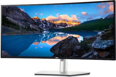 Dell UltraSharp Ултраширок IPS Извити Монитор 34" QHD 3440x1440 с Време за Реакция 5мс GTG