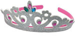 Coroană Tiara coroană Argintiu 80848