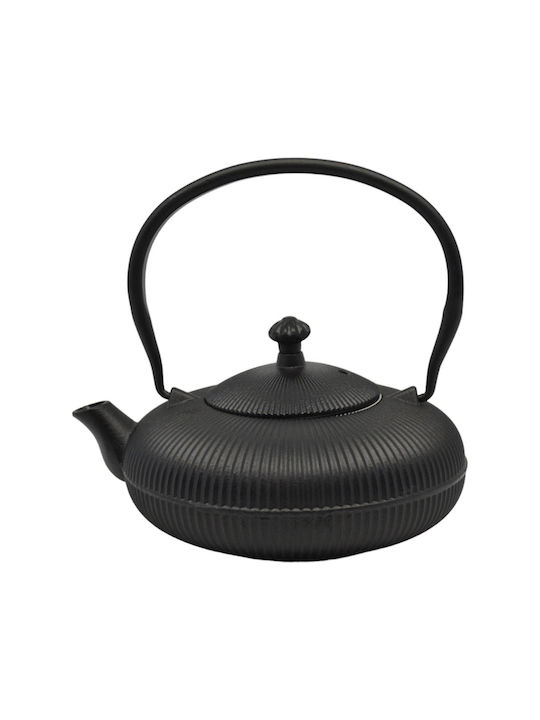 Ankor Teapot with Filter Cast Iron Black 800ml