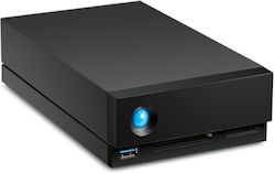 Lacie 1big Dock Thunderbolt 3 / USB-C Externe HDD 24TB Multi-Bay Schwarz