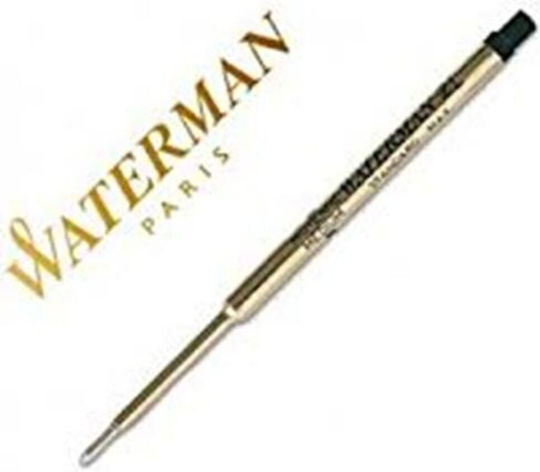 Waterman Ανταλλακτικό Μελάνι για Στυλό Medium Μαύρο