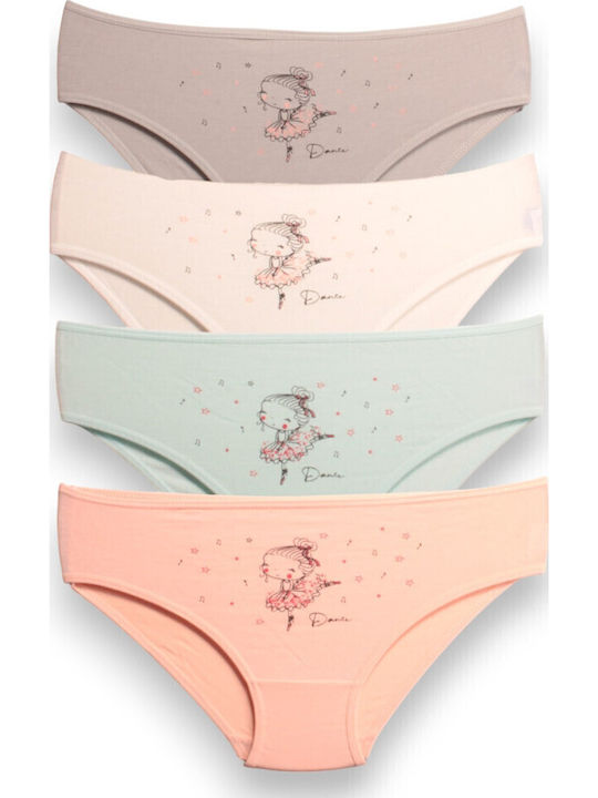 Berrak Set Kinder-Slips Multicolour 4Stück