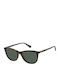 Polaroid Men's Sunglasses with Brown Tartaruga Plastic Frame and Green Lens PLD4161/S 086/UC