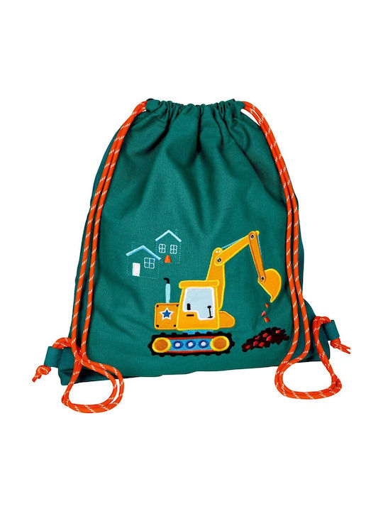 Kidslife Παιδική Τσάντα Πουγκί Πράσινη