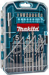 Makita Set of 22 Drills HSS for Wood και Metal