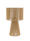 Table Lamp made of Rope with Beige Shade and Base