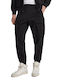 Cargo Sweatpants with Elastic Black