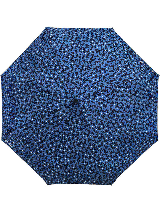 Windproof Automatic Umbrella Compact Blue