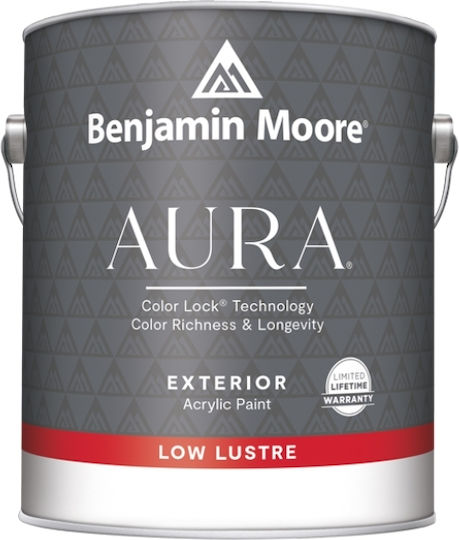 Benjamin Moore Aura Πλαστικό Χρώμα Ακρυλικό για Εξωτερική Χρήση Low Lustre 946ml