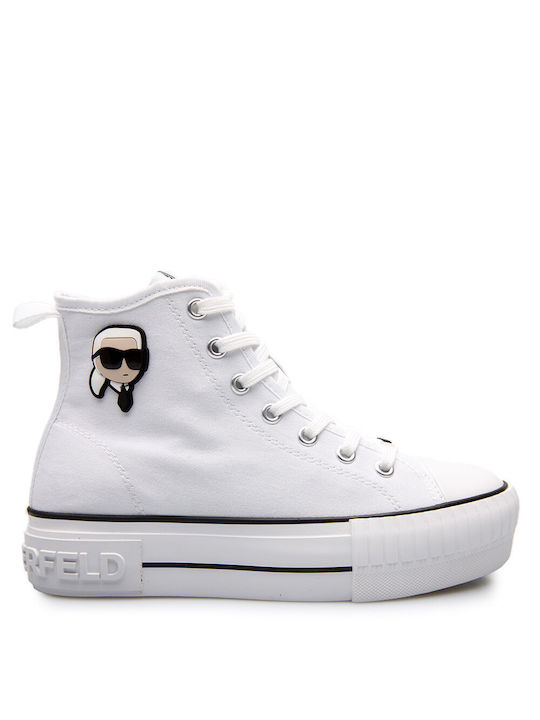 Karl Lagerfeld Γυναικεία Sneakers Λευκά