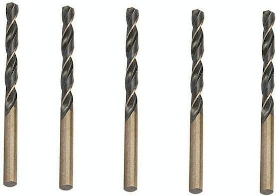Wolfcraft Комплект 5 Свредла Кобалций с Цилиндрична Опашка за Дървο 9.0mm