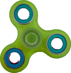 Stress-relief Fidget Spinner Plastic Green