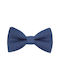 JFashion Kids Fabric Bow Tie Μονόχρωμο Blue
