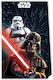 Procos Papier Tasche für Geschenke mit Motiv "Star Wars" Bunt 22x13cm. 4Stück