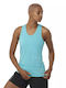 Salomon Cross Women's Athletic Blouse Sleeveless Light Blue