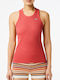 Lacoste Women's Athletic Cotton Blouse Sleeveless Darkorange