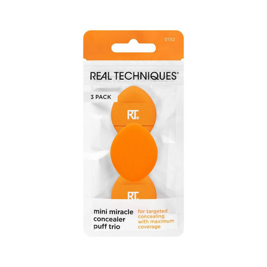 Real Techniques Set with Makeup Sponges for Concealer Mini Miracle 3pcs