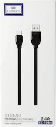 Earldom EC-108M Regular USB 2.0 σε micro USB 1m