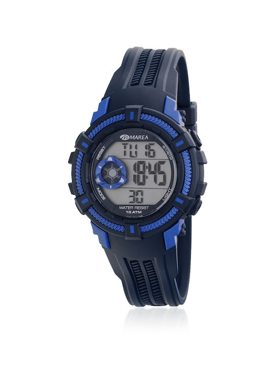 Marea Kids Digital Watch with Rubber/Plastic Strap Black