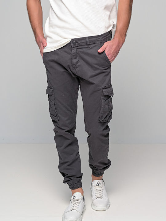 Rms Denim Herrenhose Cargo Elastisch Anthracite