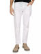Men's Trousers Slim Fit White