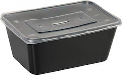 THalassinos Disposable Plastic Tableware 750ml Black 50pcs