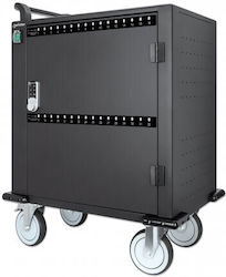 Manhattan Βάση Φόρτισης με 32 Θύρες USB-C 18W Power Delivery σε Μαύρο χρώμα