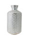 Zen Collection Декоративна ваза Металик Сребрист 27x27x52см 1бр