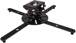 B-Tech Projector Mount Ceiling with Maximum Load Capacity of 25kg Black