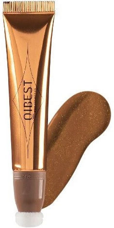 Flüssiger Illuminator, Qibest, Multifunktionaler Makeup-Stift, 06 Champagner Gold