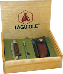 Laguiole Pocket Knife with Blade made of Stainless Steel in Sheath