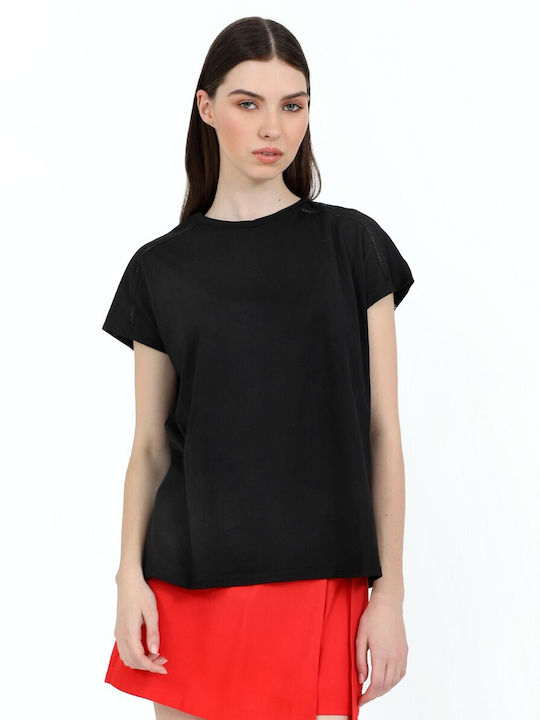 Doca Damen T-Shirt Black