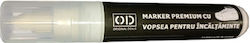 Marker Permanent Alb 10mm Marker Permanent Alb 10mm