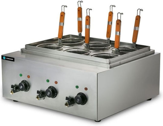 Fresh Βραστήρας Ζυμαρικών με 6 Κάδους και Ισχύ 6kW 59x56x28εκ.