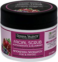 Donna Valente Facial Scrub Pomegranate & Blueberry, 210gr