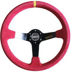 Car Steering Wheel Red/Red