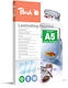 Peach Fellowes Glossy Laminating Sheets A5 80 Microns 100 Pieces
