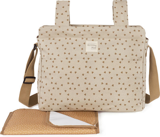 Poppy Cinnamon Hearts Changing Bag | Walking Mum 1120800321
