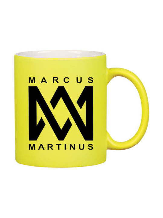 Marcus & Martinus Cană Ceramică Galbenă 325ml 1buc