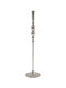 Zen Collection Candle Holder Metal in Silver Color 11.5x48.5x11.5cm 1pcs