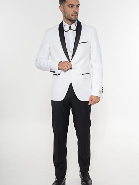 Men's Summer Suit White