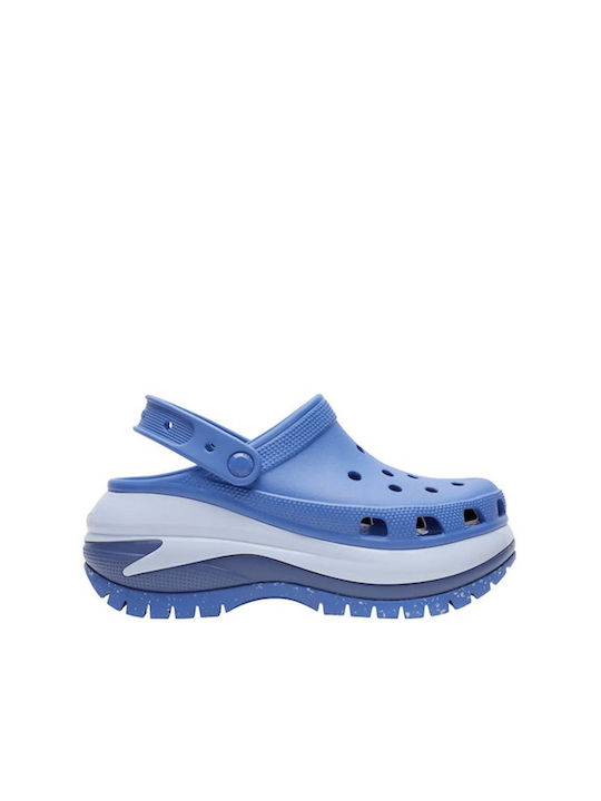 Crocs Classic Mega Crush Clog Σαμπό Μπλε