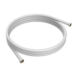 Karag Furtun de duș spiralat 150cm Alb