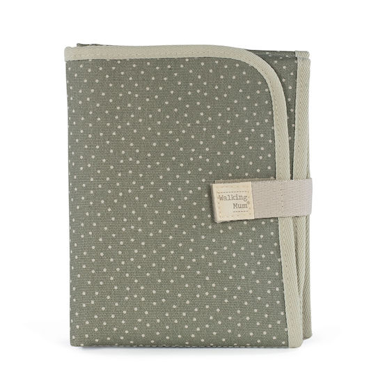 Walking Mum Baby Changing Pad with Fabric Green 33x66cm