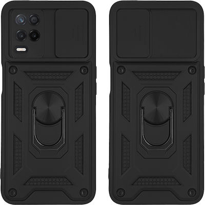 Sonique Back Cover Silicone / Plastic Durable Black (Realme 8 5G)