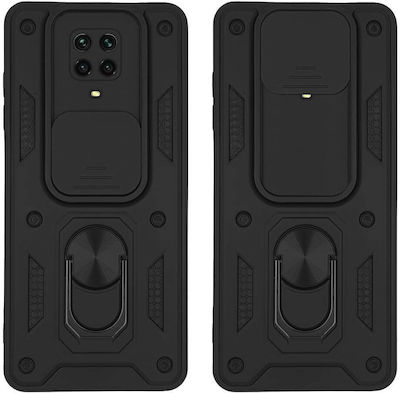 Sonique Coperta din spate Silicon / Plastic Rezistent Negru (Redmi Note 9S / 9 Pro / 9 Pro Max - Redmi Note 9S / 9 Pro / 9 Pro Max)